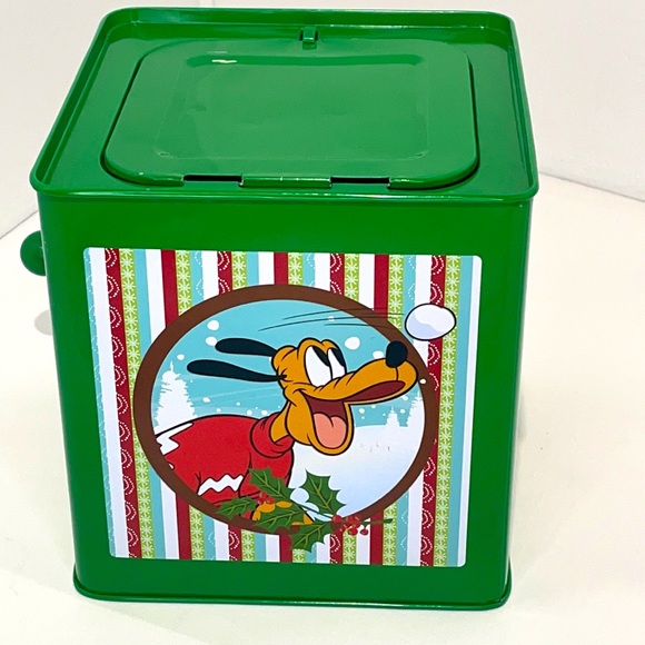 Disney "Mickey Mouse, Pluto & Goofy" Christmas Jack in the Box Toy 2015 - Picture 4 of 9